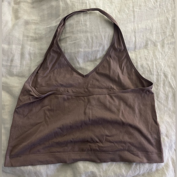 Brown Stretchy Halter Top, SO kohls brand, XL juniors - Picture 2 of 3